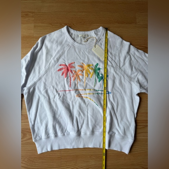 Z Supply Vintage Palm Women's Sweatshirt Size Small NWT - Picture 7 of 8